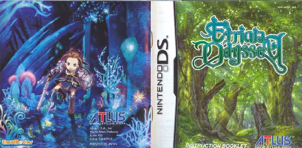 manual for Etrian Odyssey